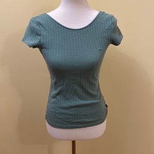 Tommy Hilfiger Scoop neck Ribbed Tee